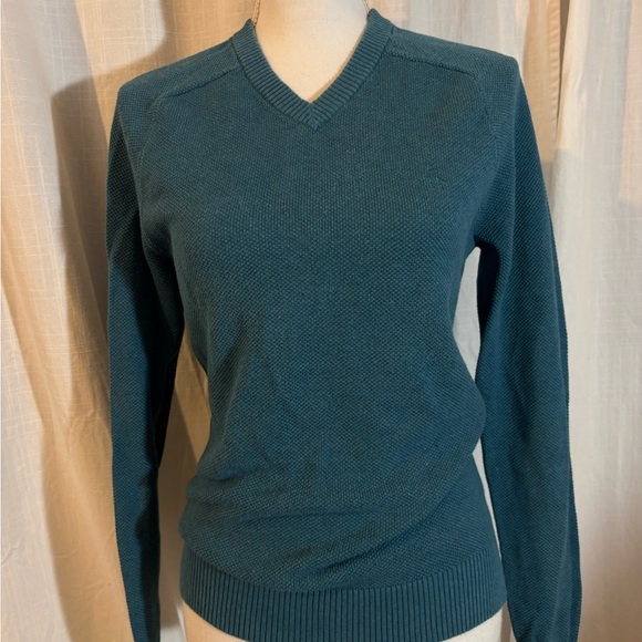 Original Penguin Teal Knit Sweater - Picture 1 of 2